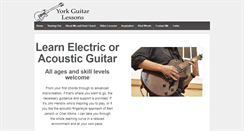 Desktop Screenshot of guitarlessonsyork.org