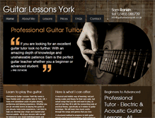 Tablet Screenshot of guitarlessonsyork.co.uk